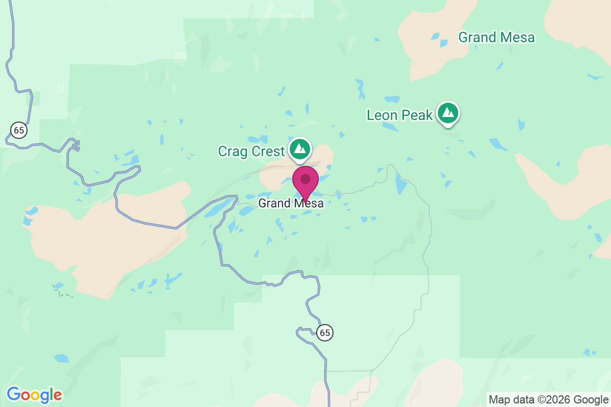 Grand Mesa map