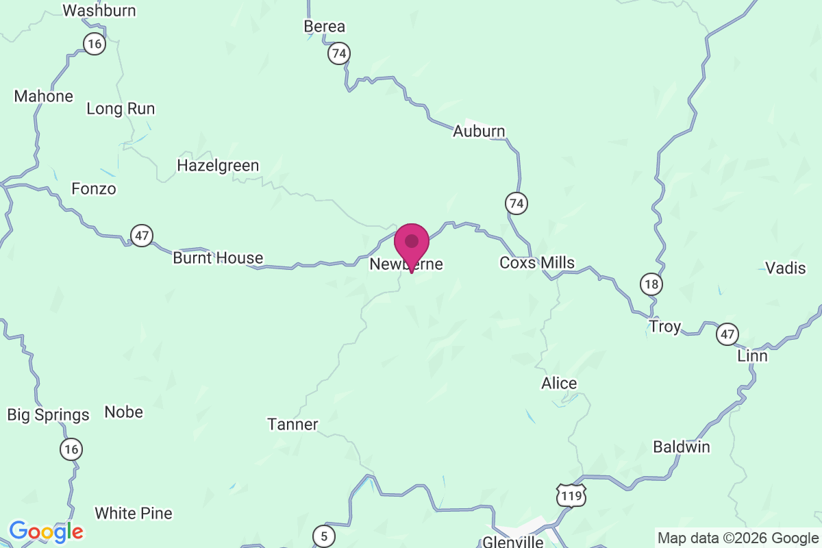 Newberne map