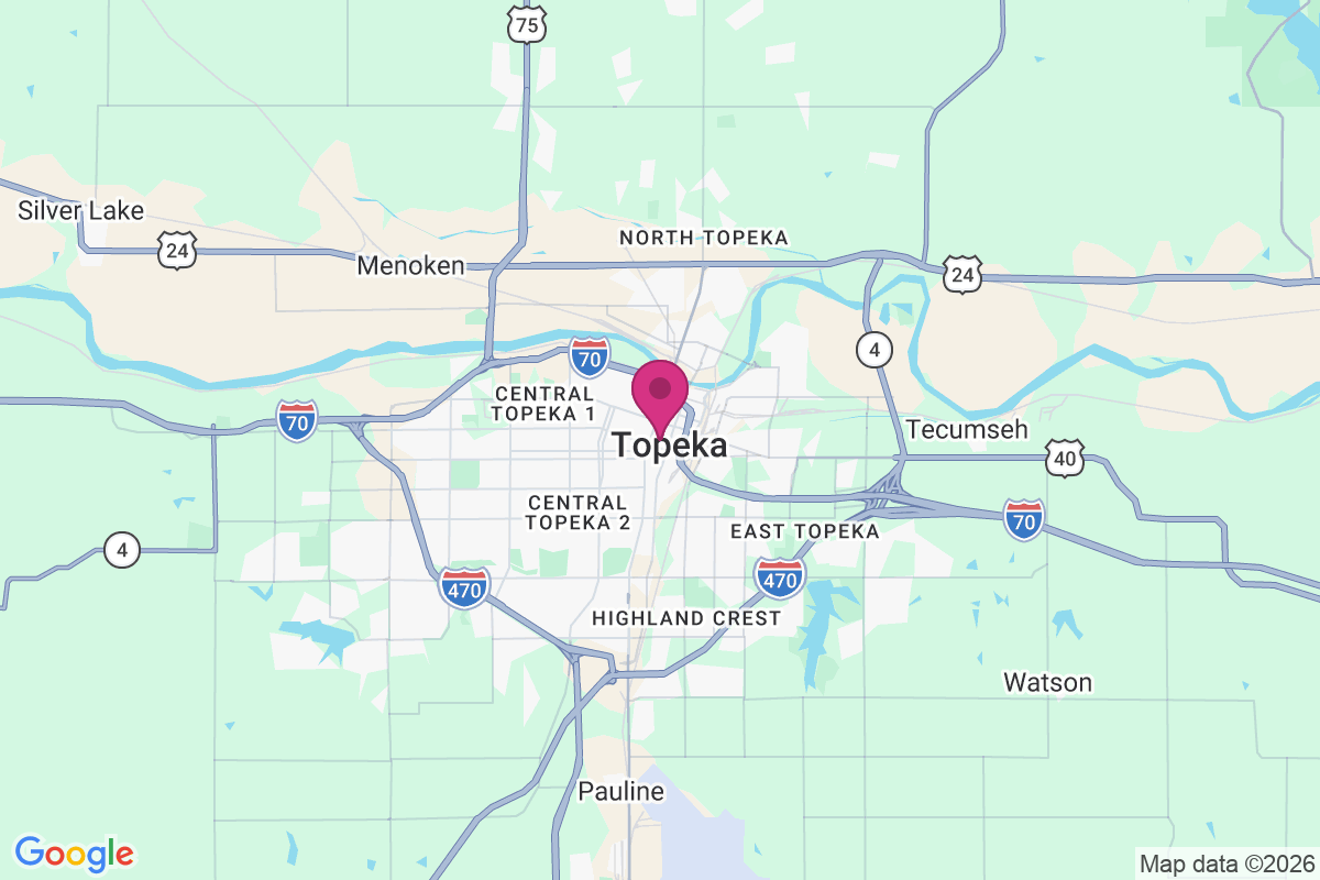 Topeka map