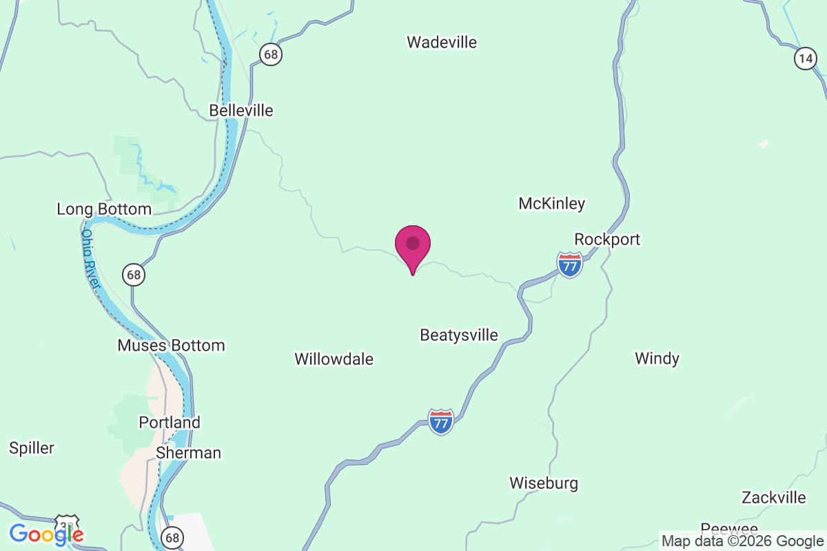 Jerrys Run map