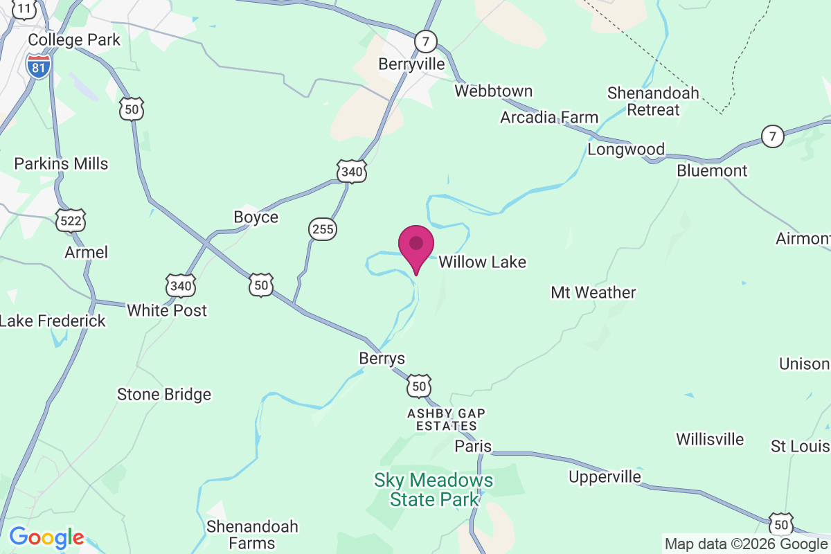 Calmes Neck Estates map