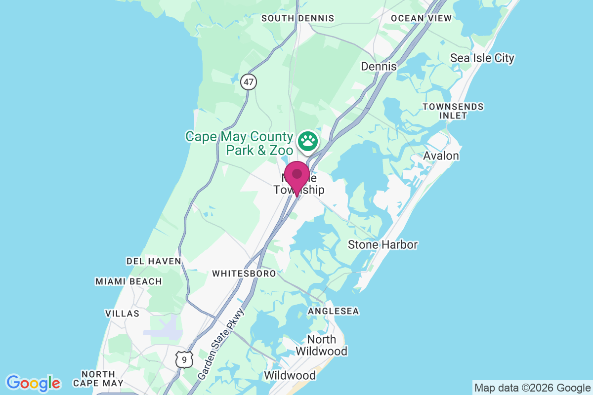 Cape May Court House map