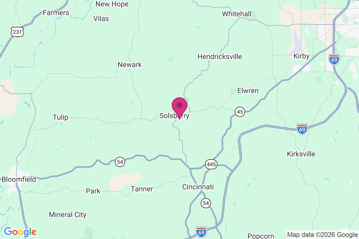 Solsberry map