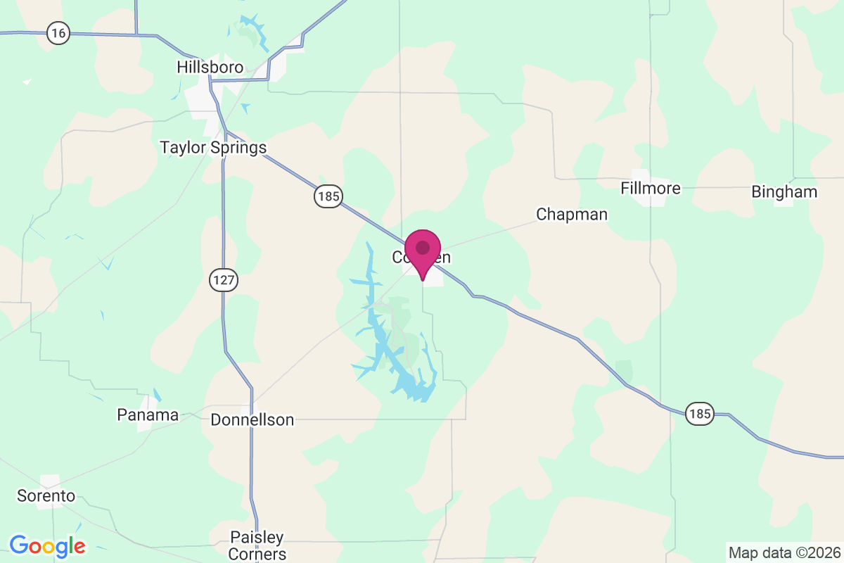 Coffeen map