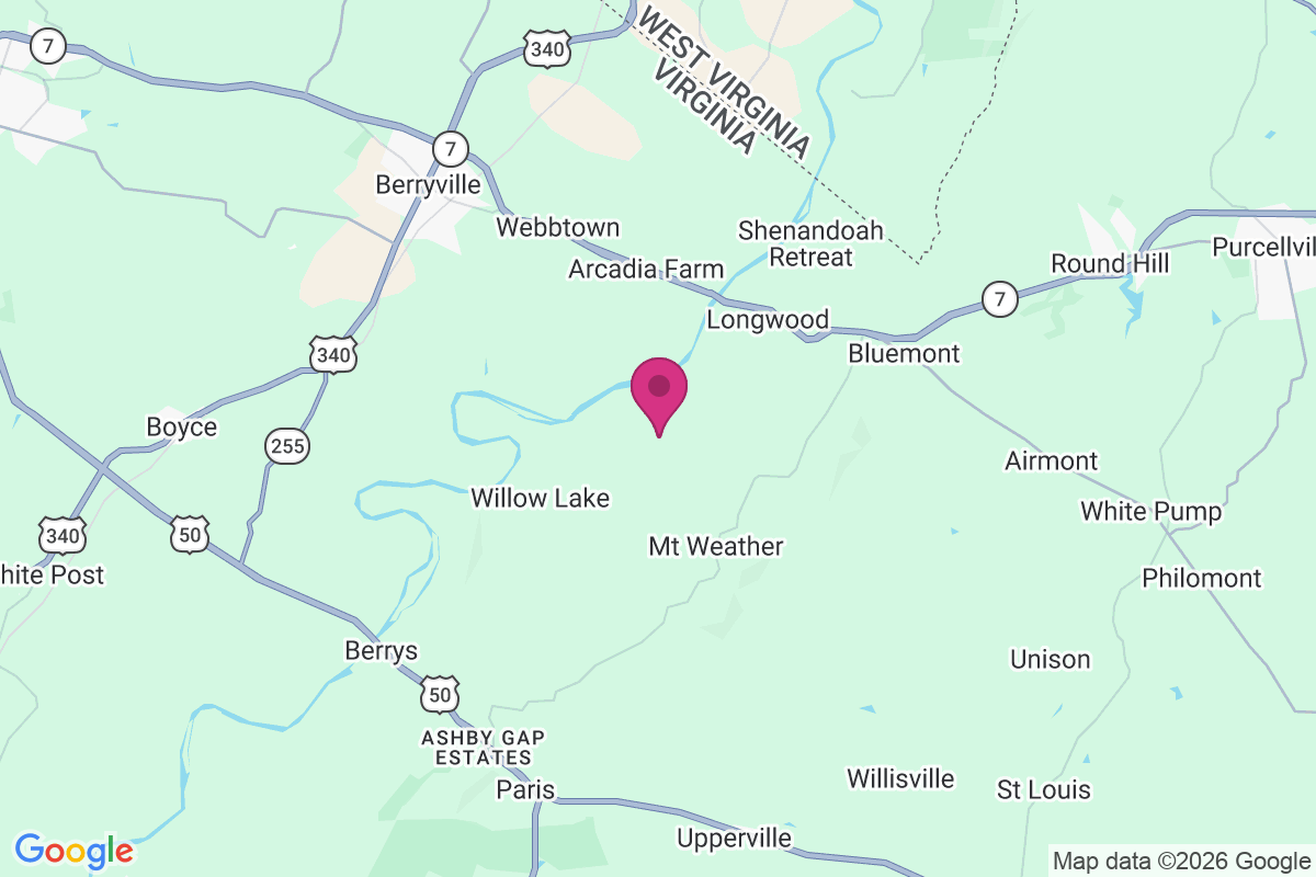 Top Hill map