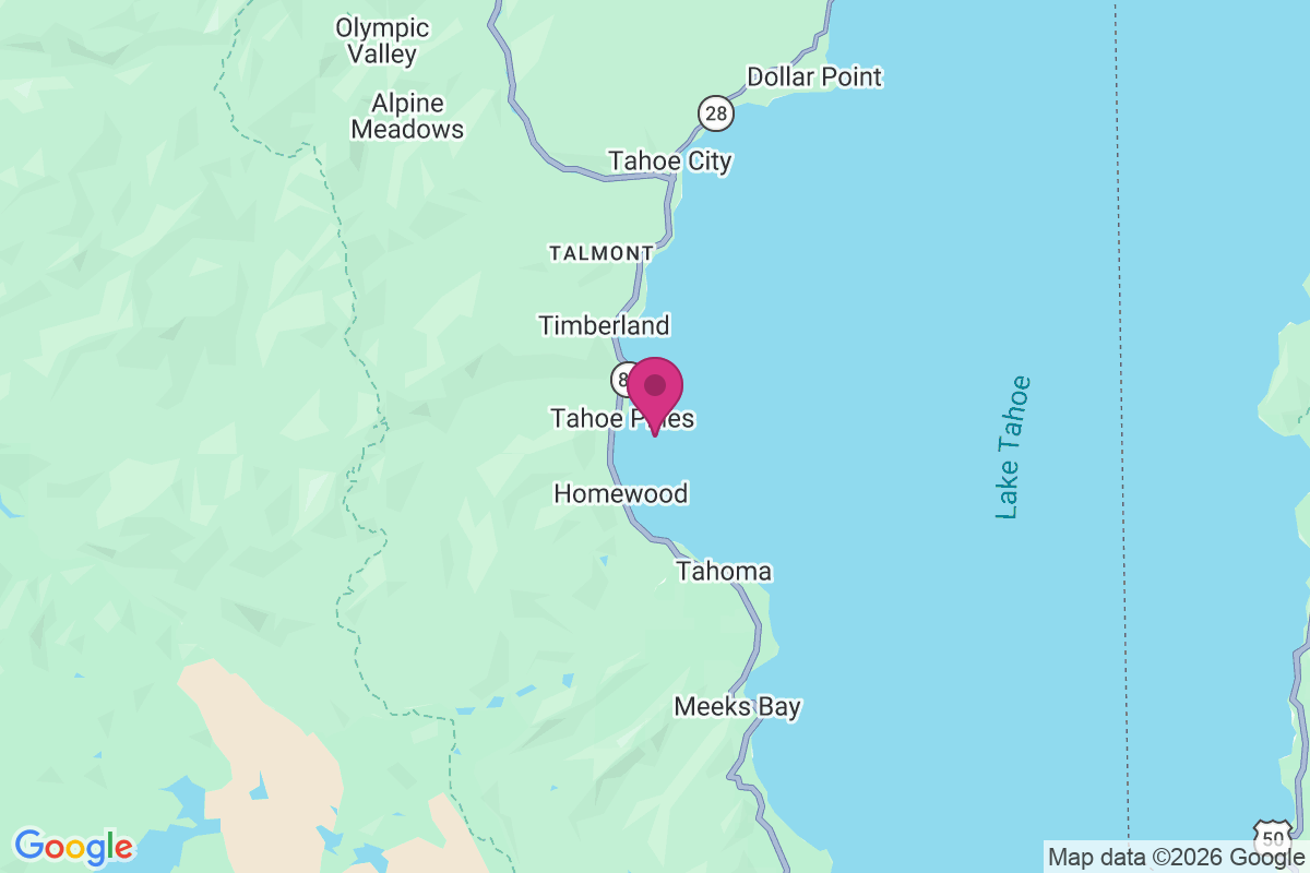 Tahoe Pines map
