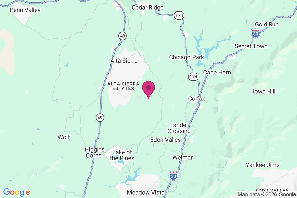 Alta Sierra Ranches map