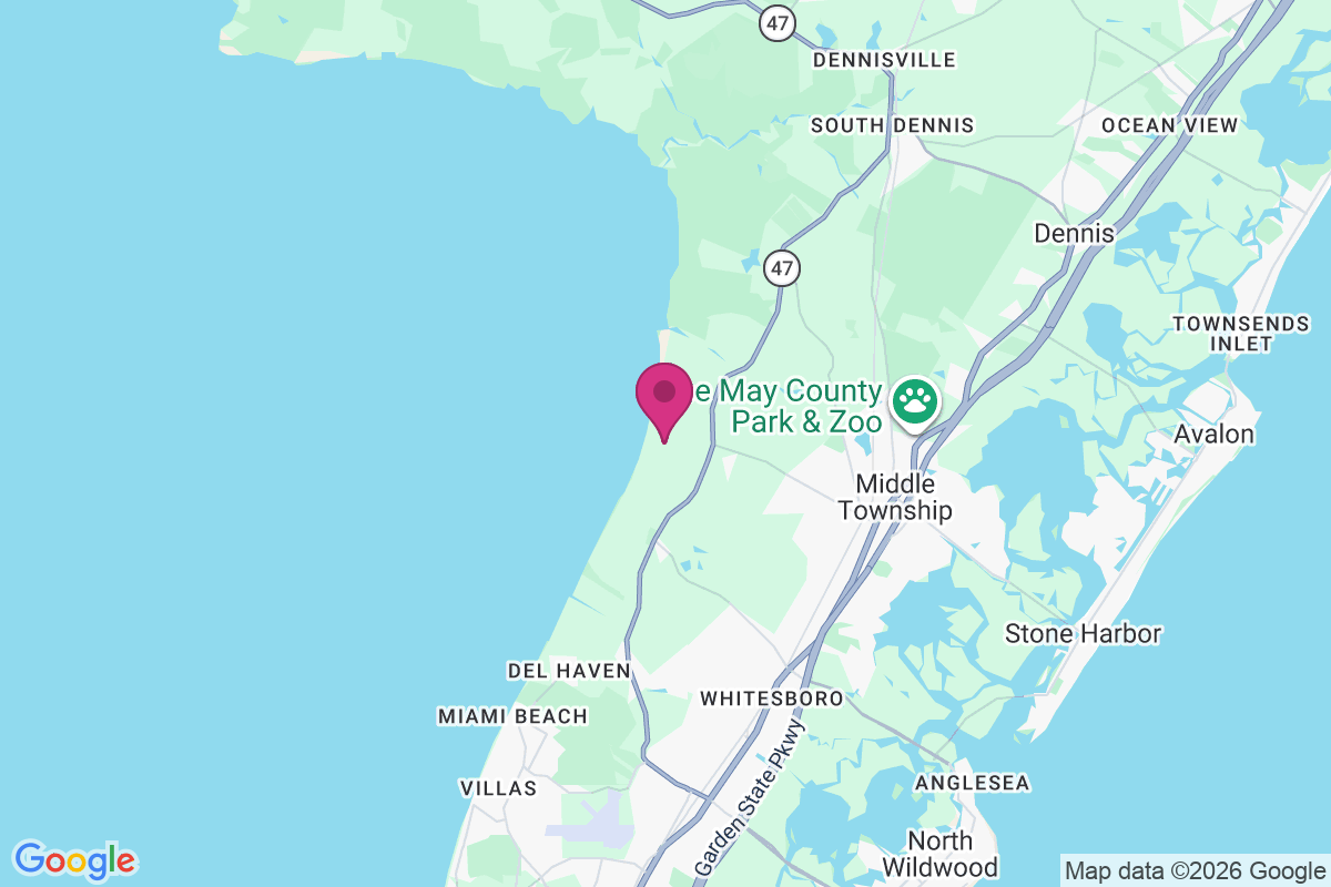 Kimbles Beach map