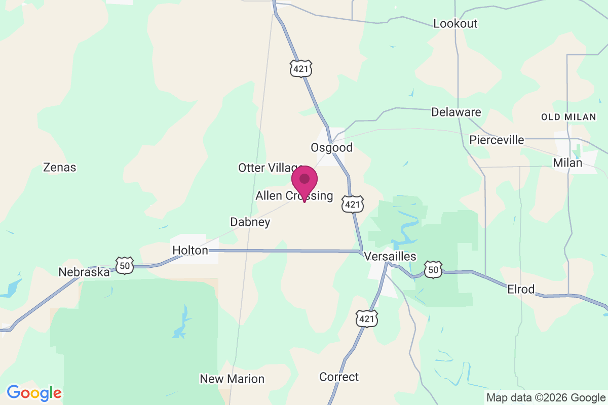 Allen Crossing map