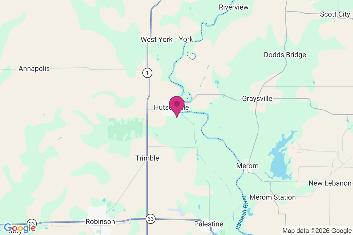 Hutsonville map