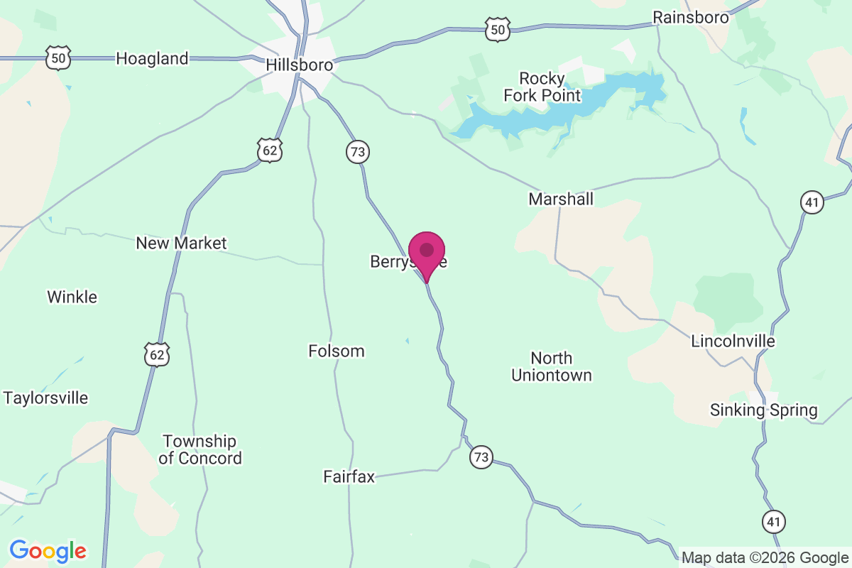 Berrysville map