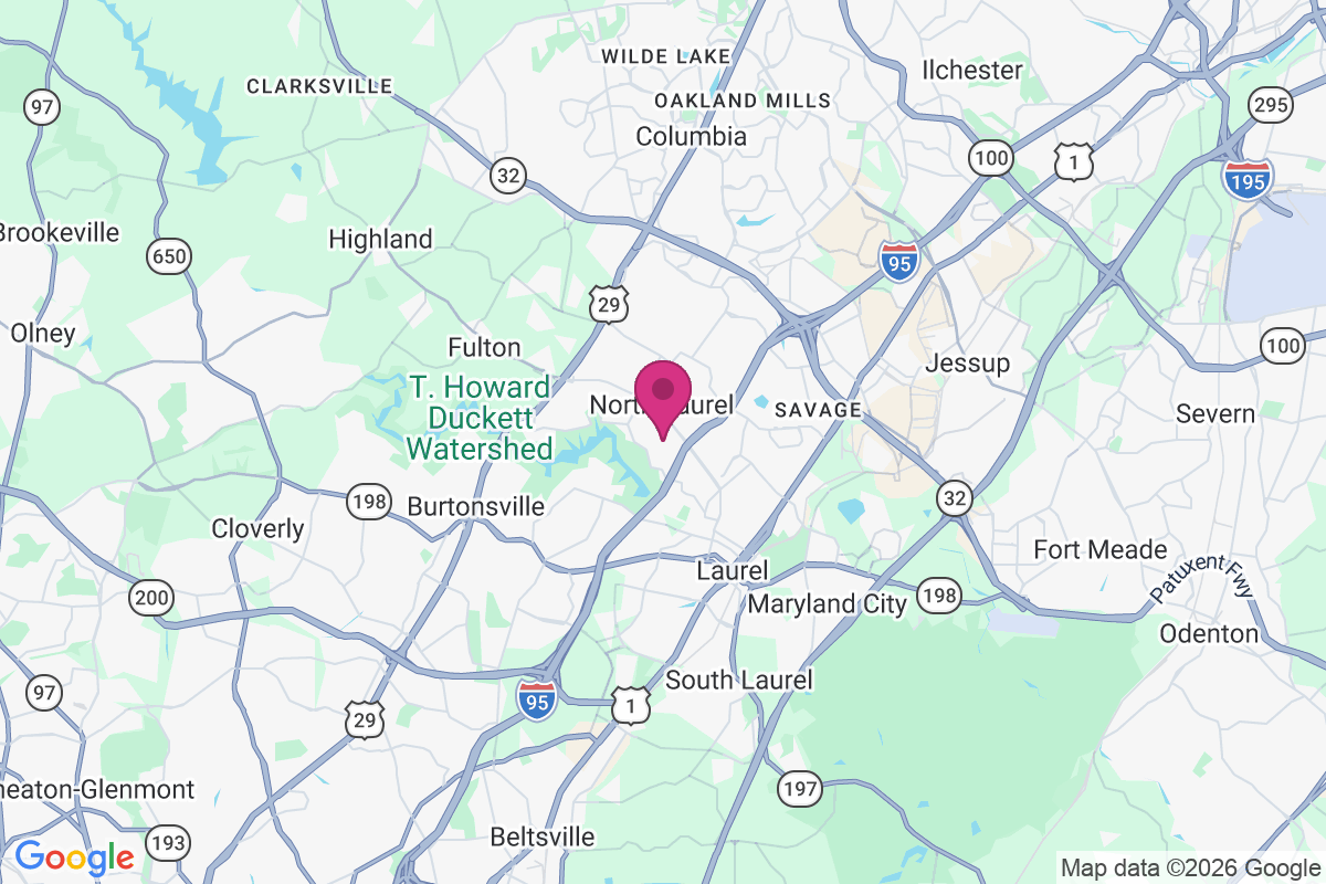 North Laurel map