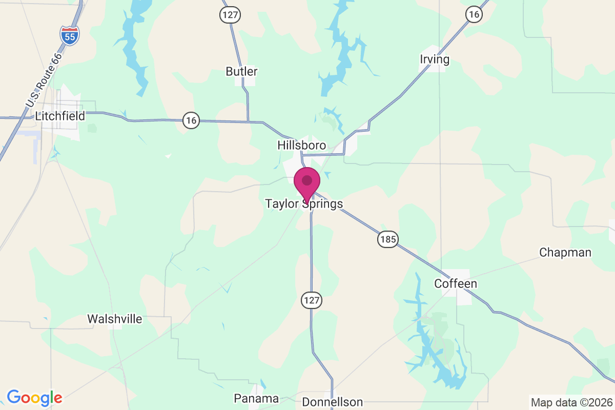 Taylor Springs map