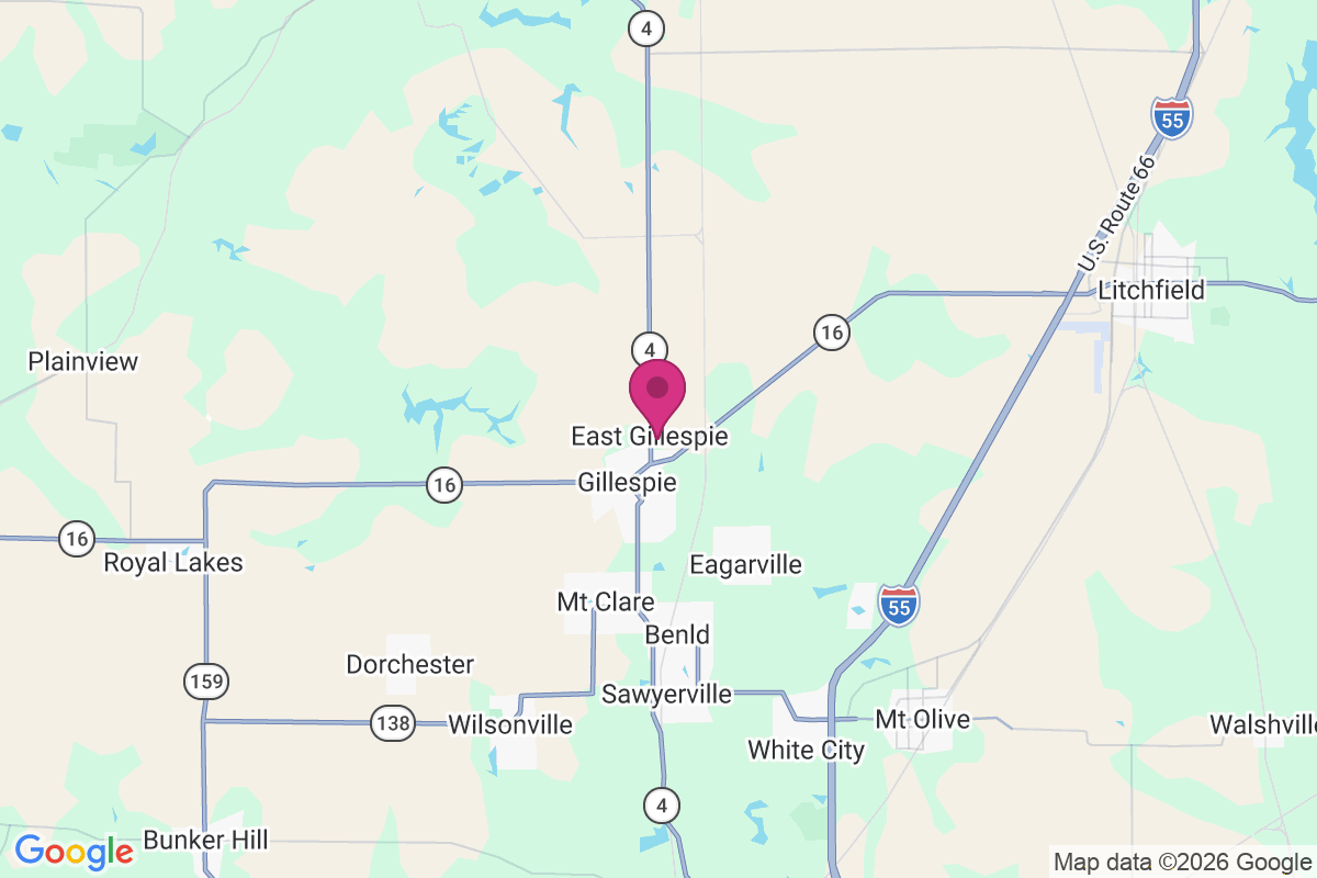 East Gillespie map