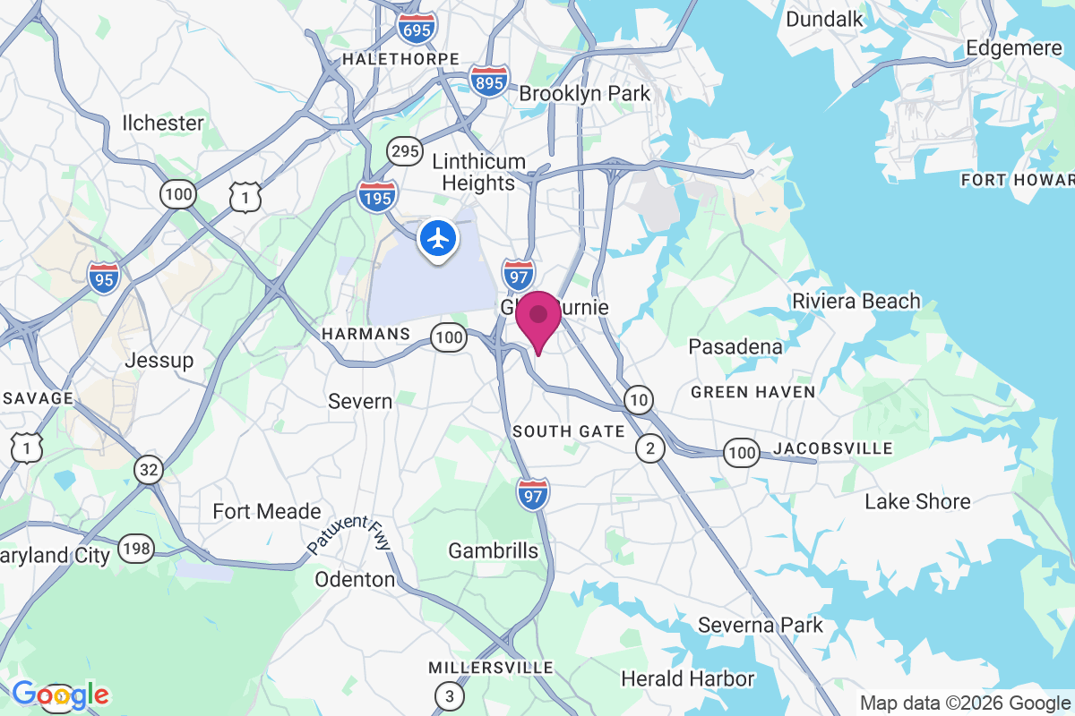 Glen Burnie Heights map