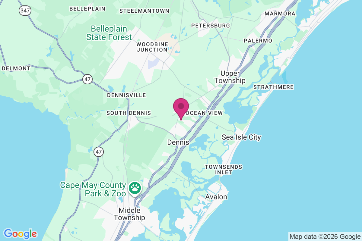 South Seaville map