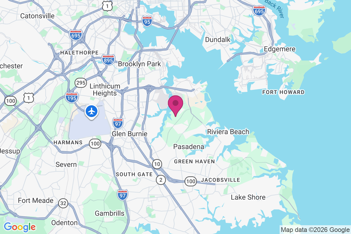 Greenlawn Beach map