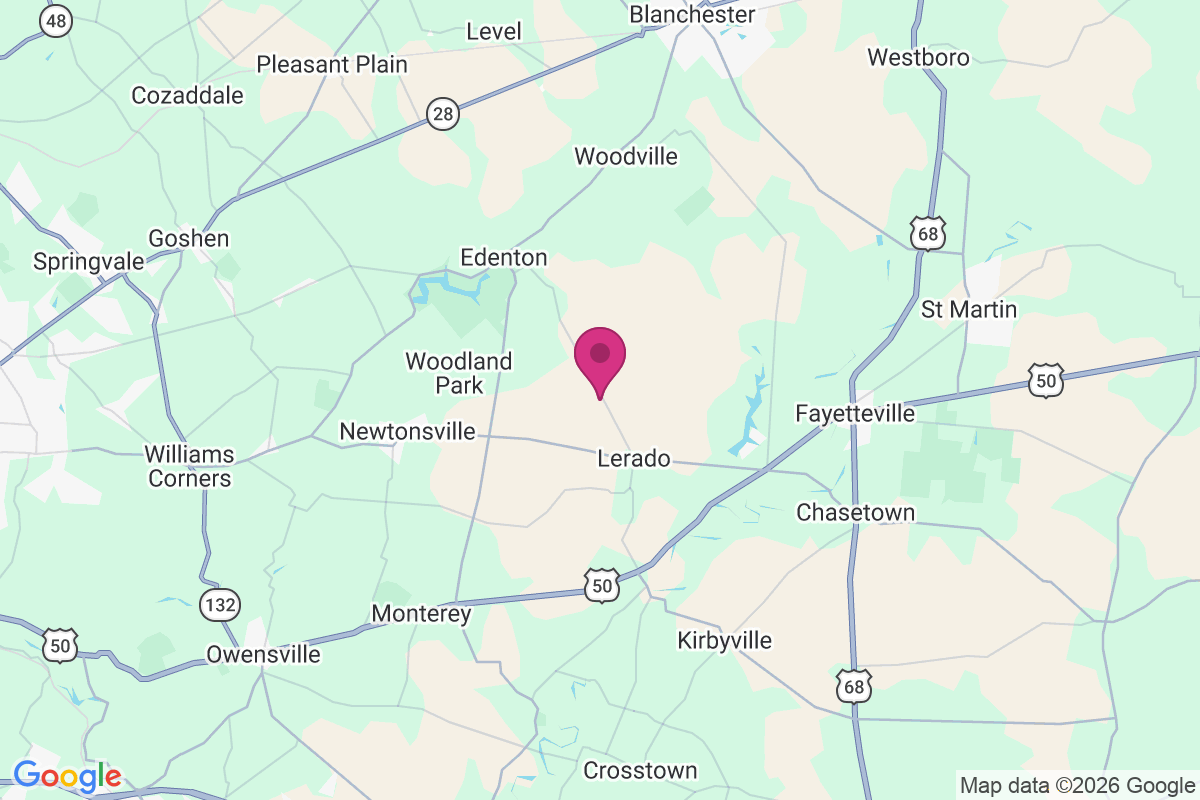 Moores Fork map