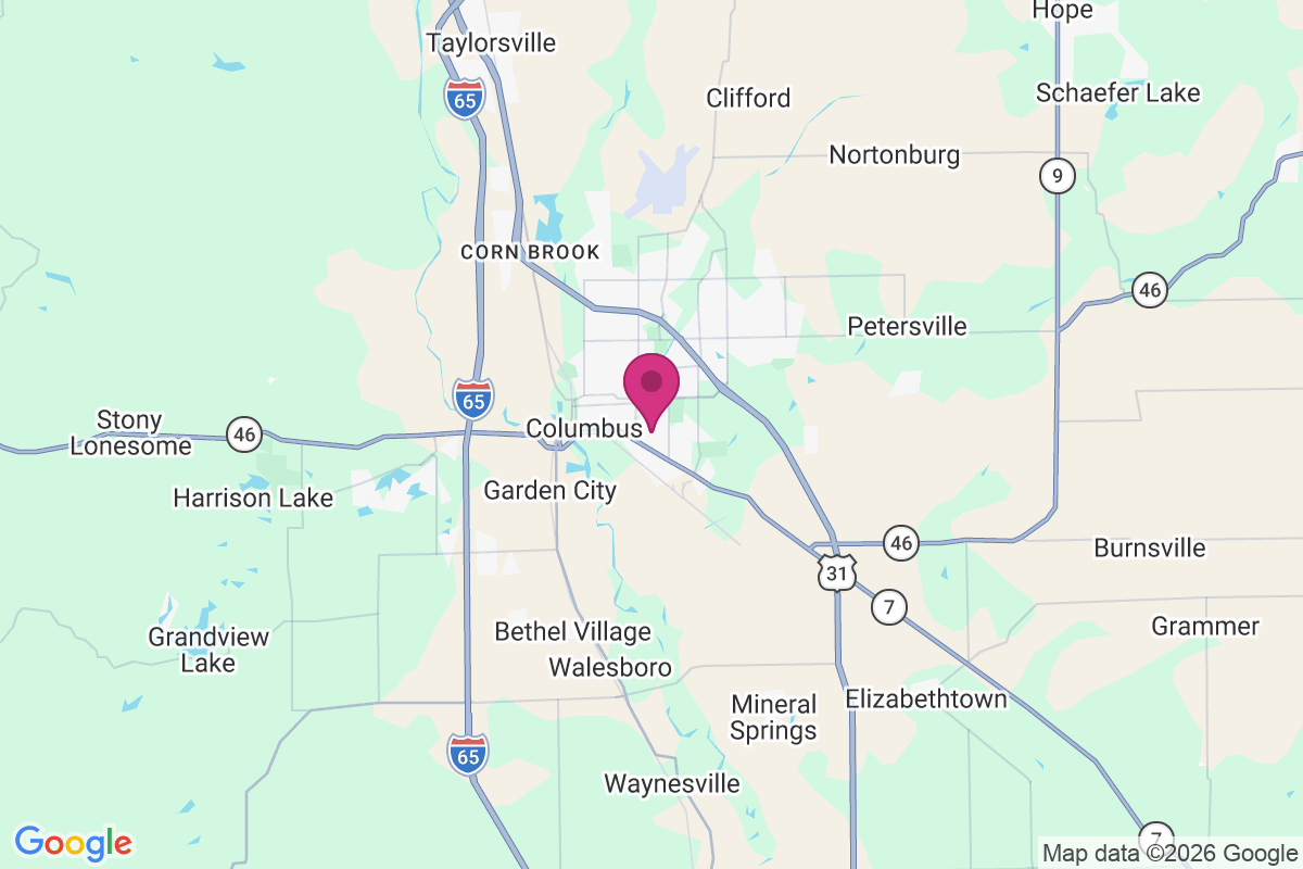 East Columbus map