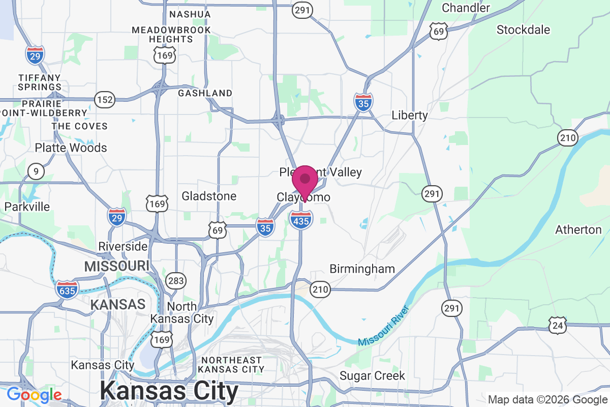 Claycomo map