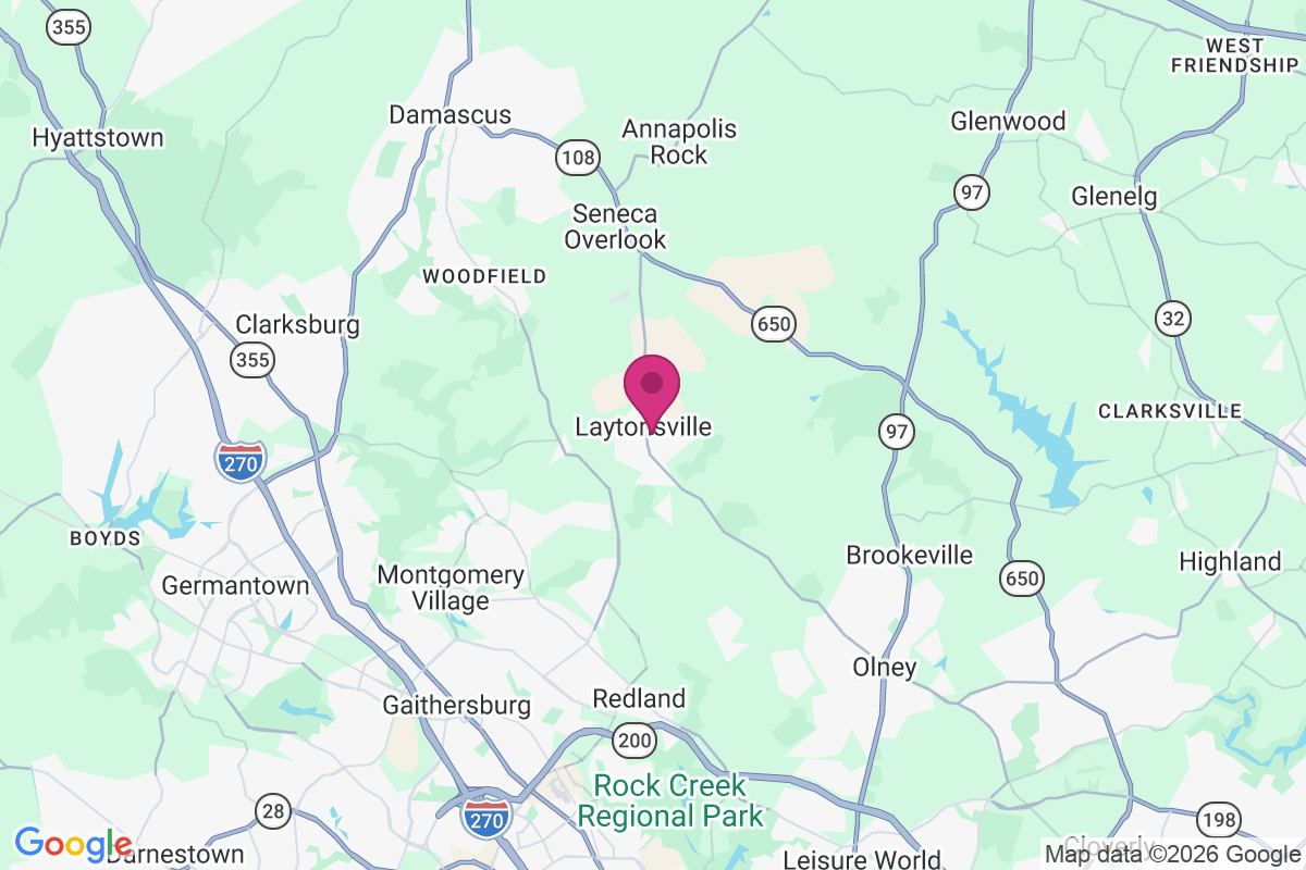 Laytonsville map