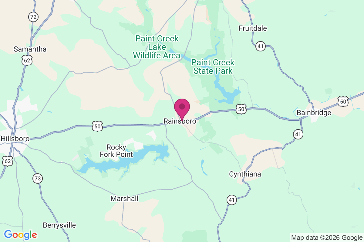 Rainsboro map