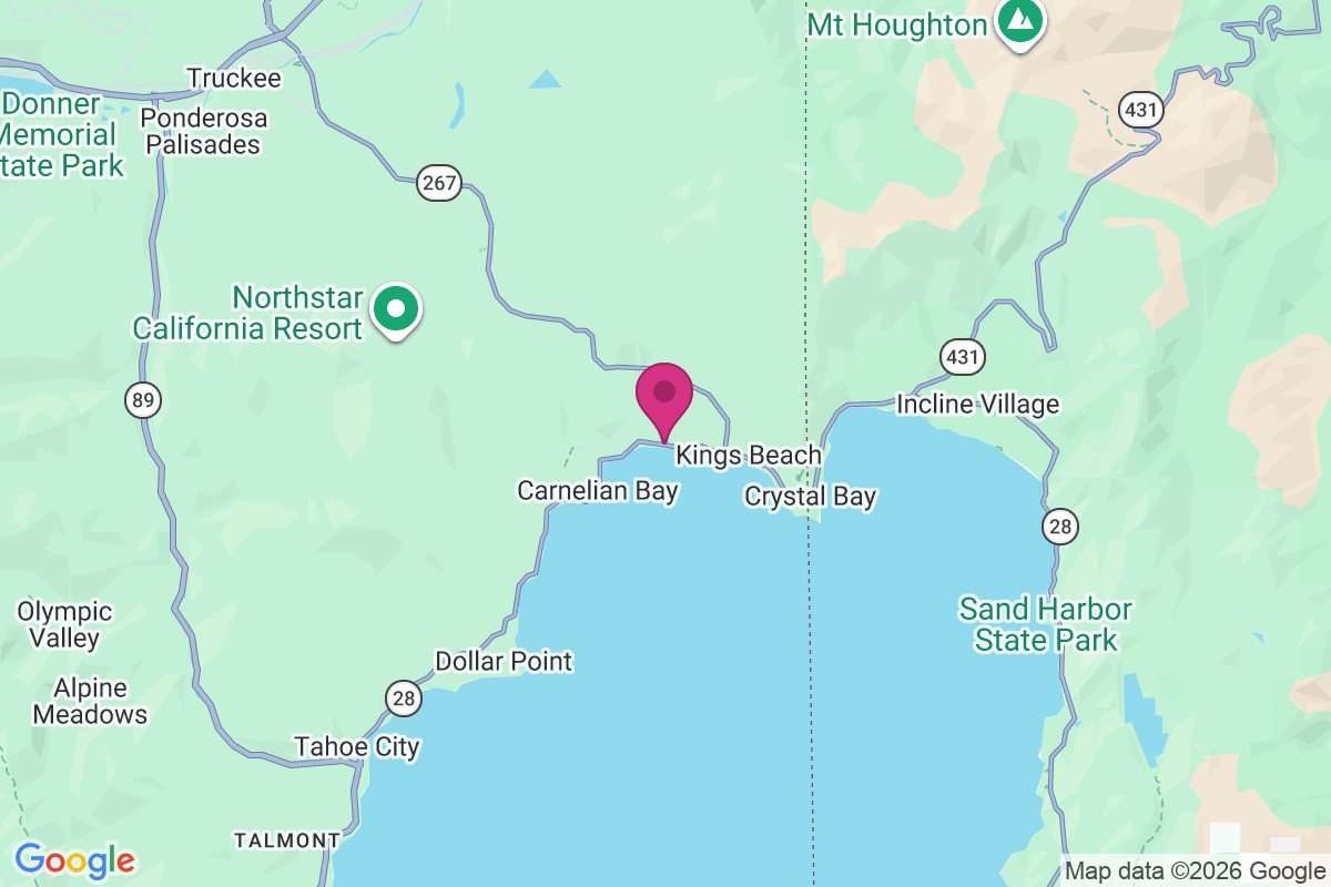 Tahoe Estates map