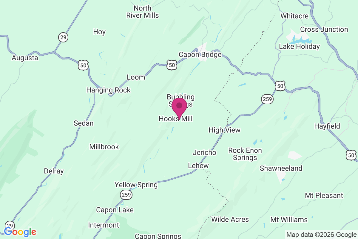 Hooks Mills map