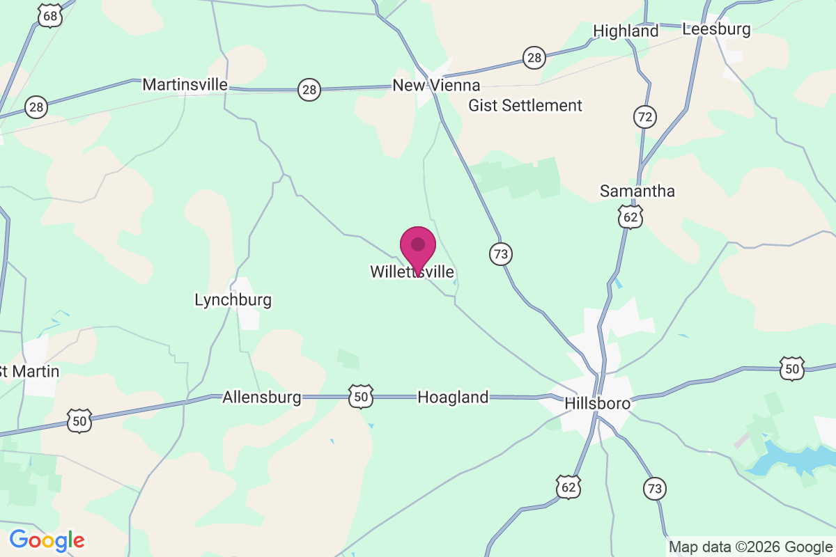 Willettsville map