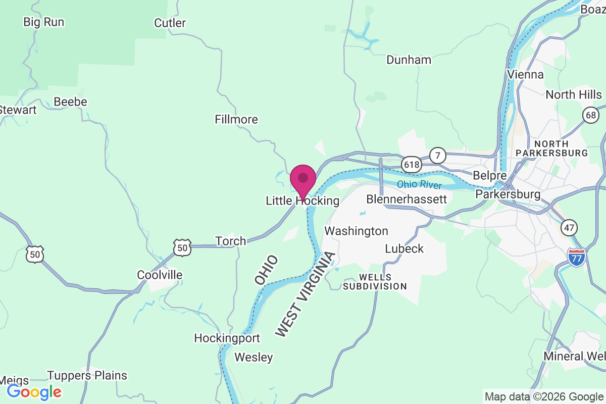 Little Hocking map