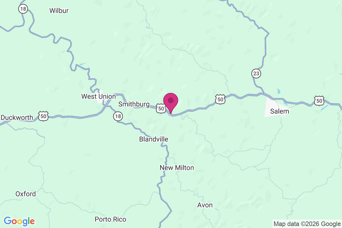 Morgansville map