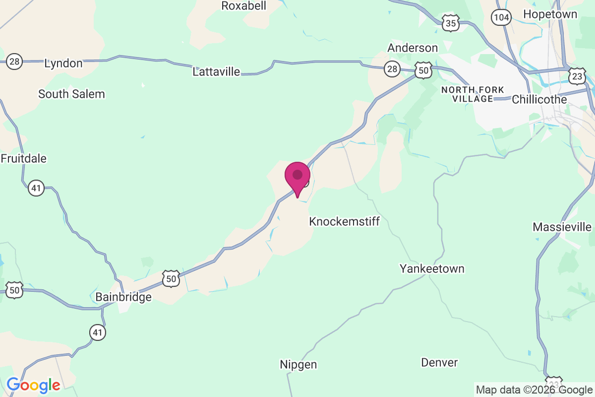 Bourneville map