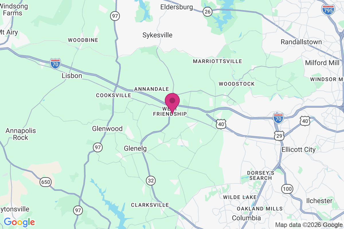 West Friendship map