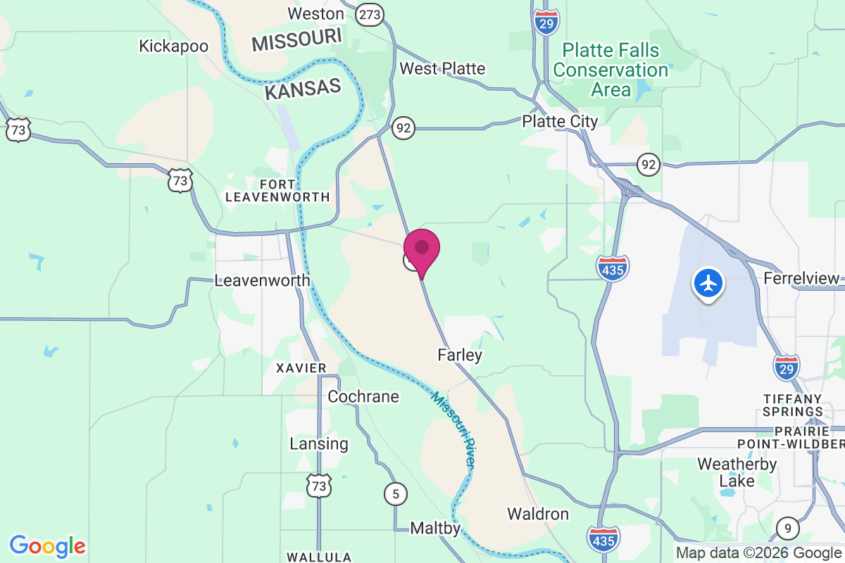East Leavenworth map
