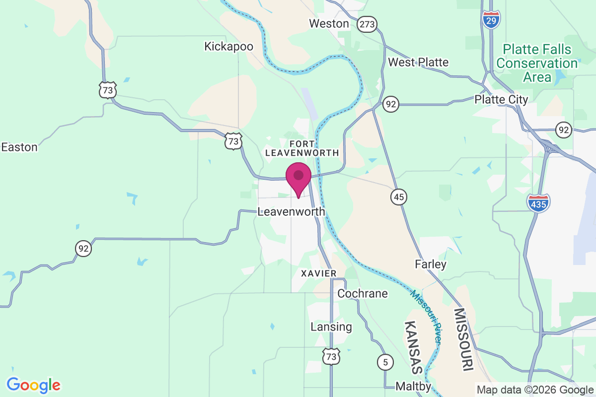 Fort Leavenworth map