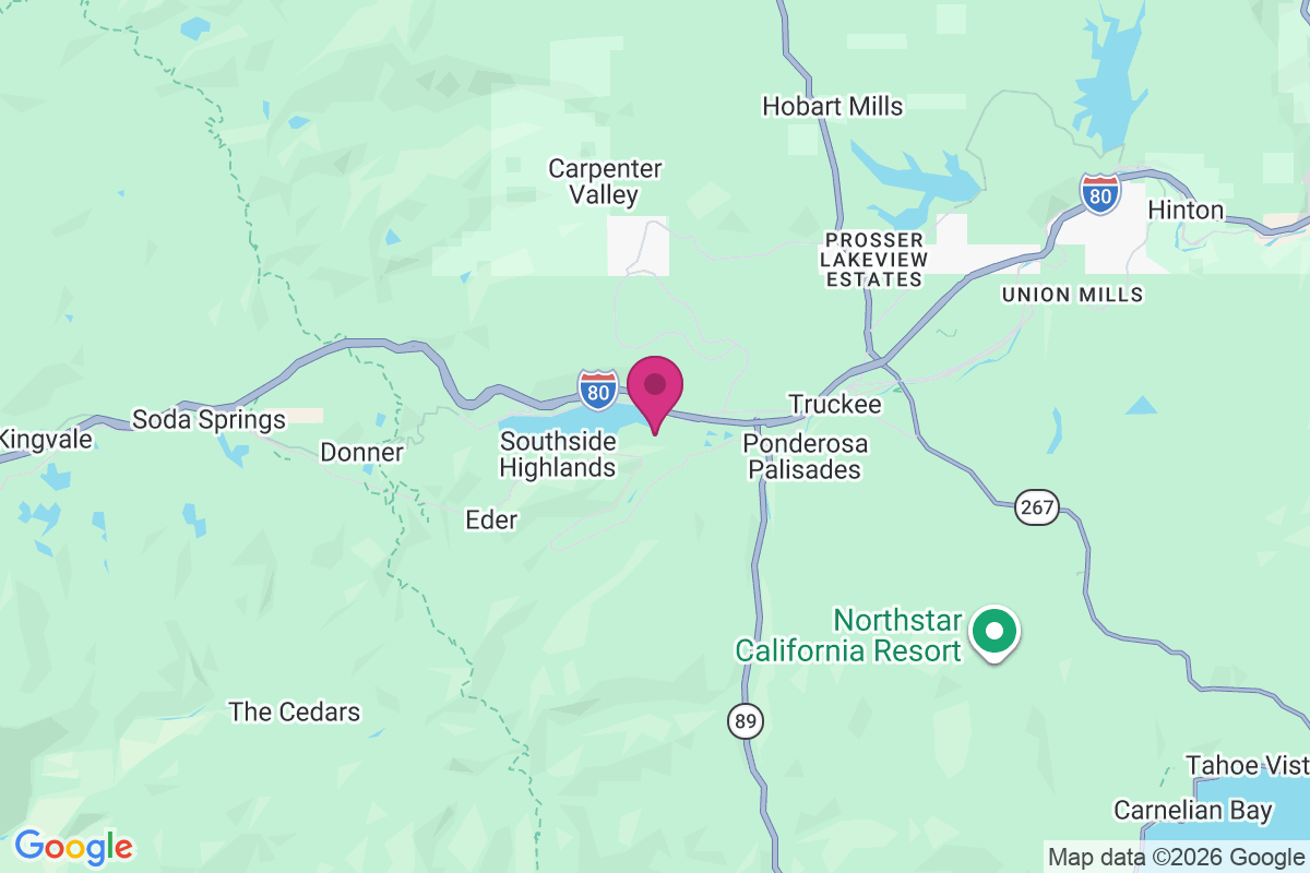 Donner Pines Tract map