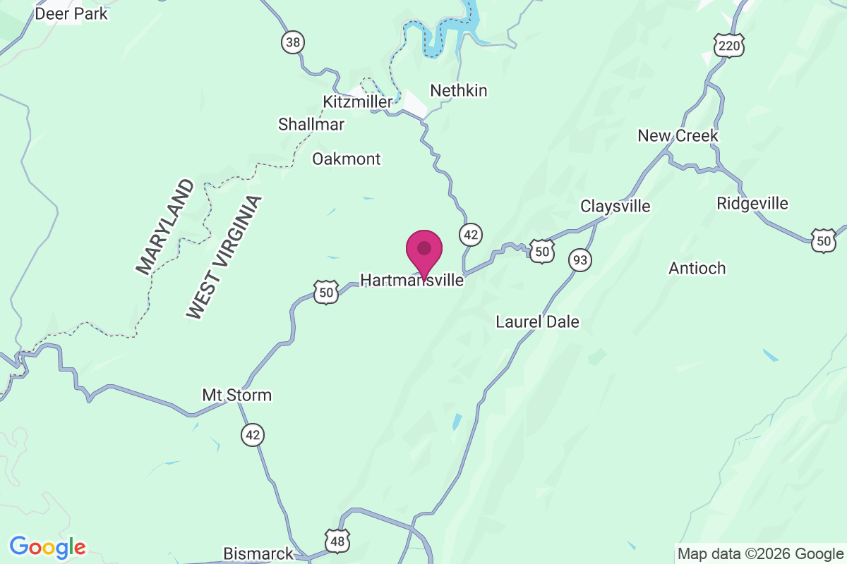 Hartmansville map