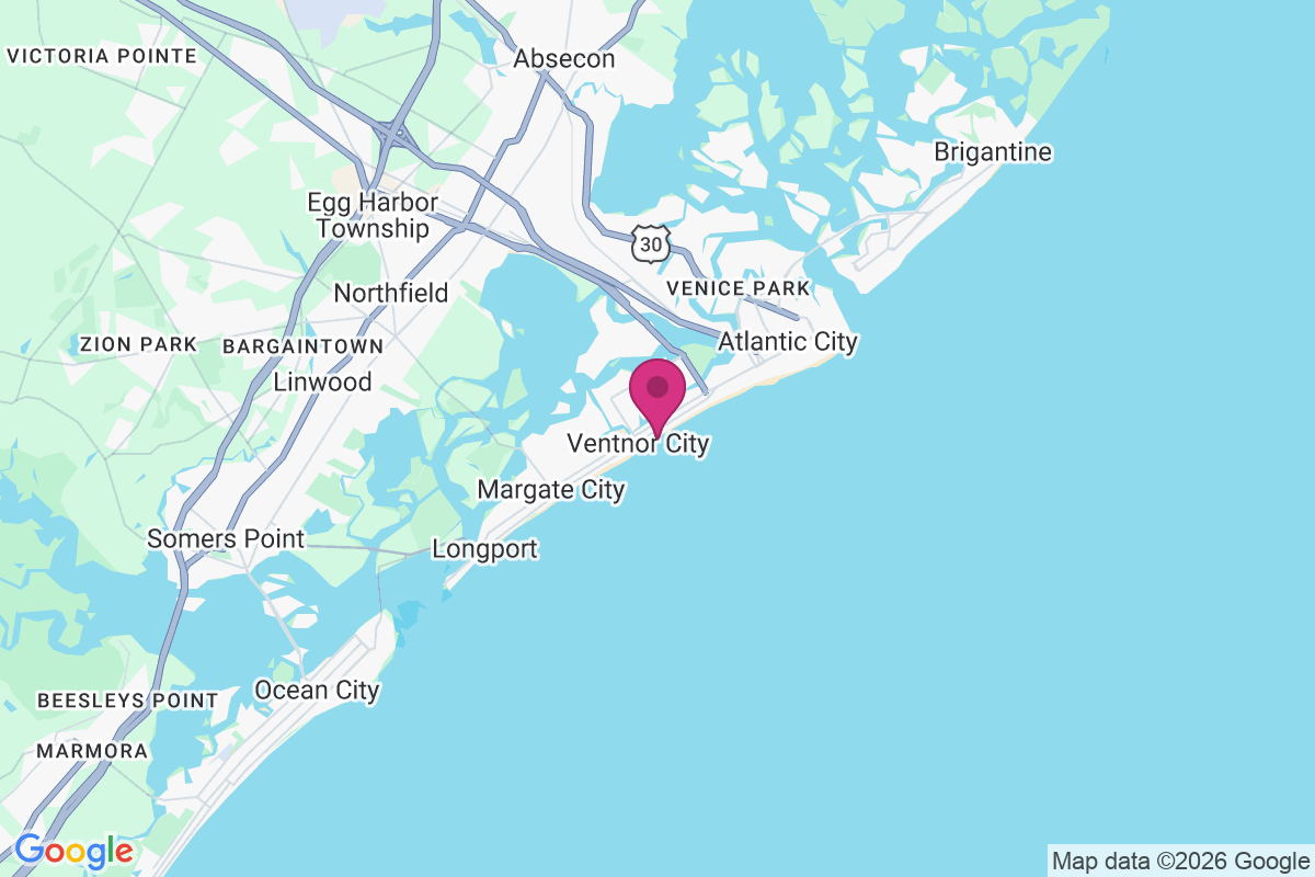 Ventnor City map