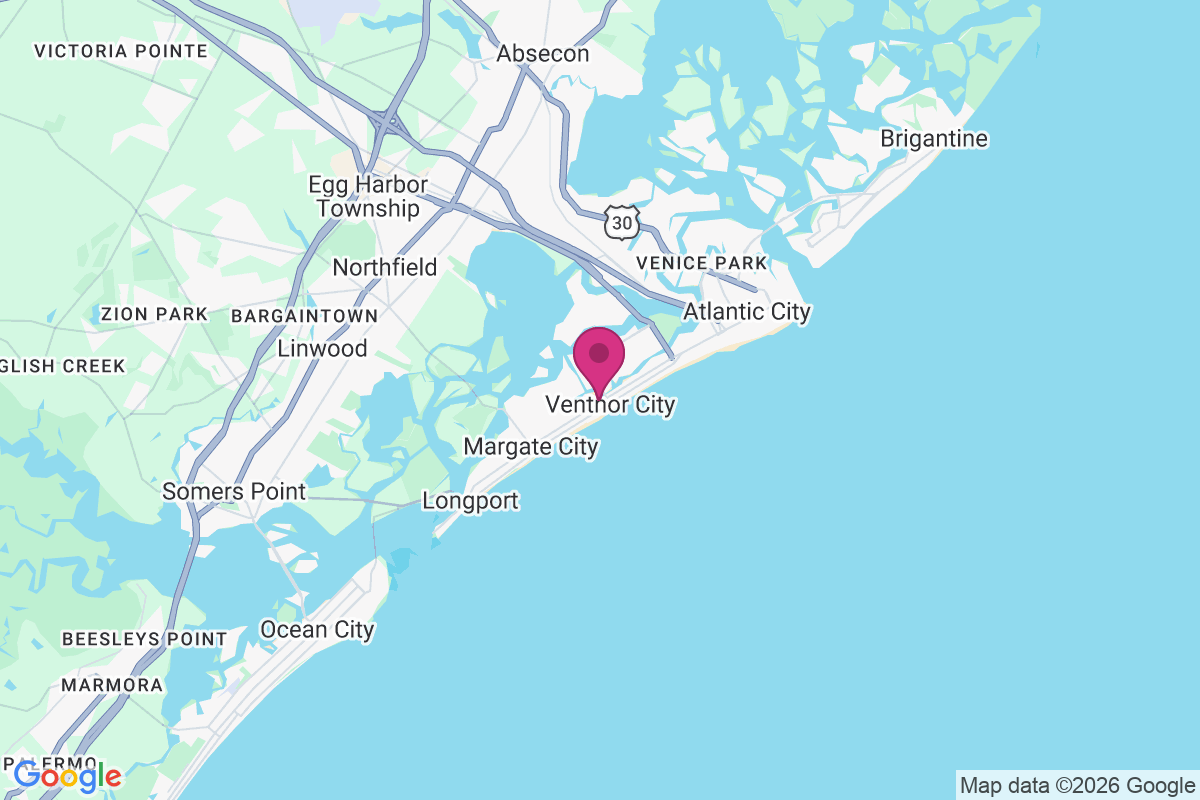 Ventnor Heights map