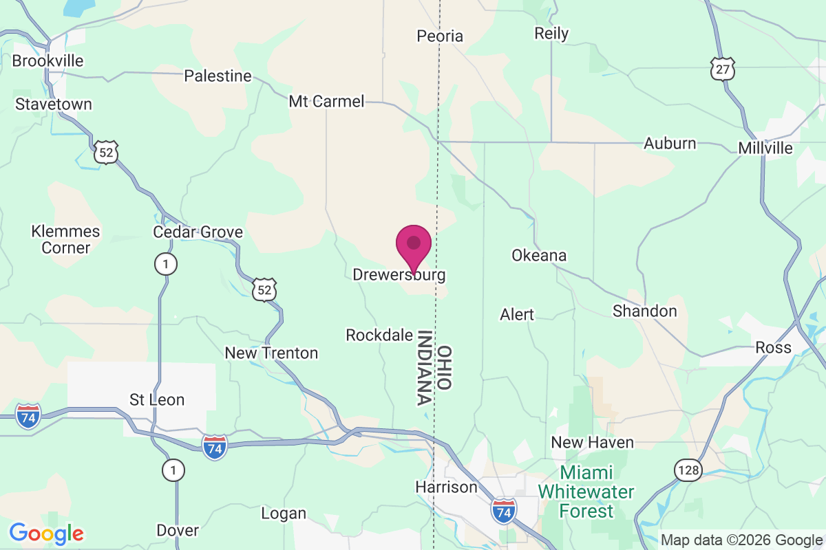 Drewersburg map