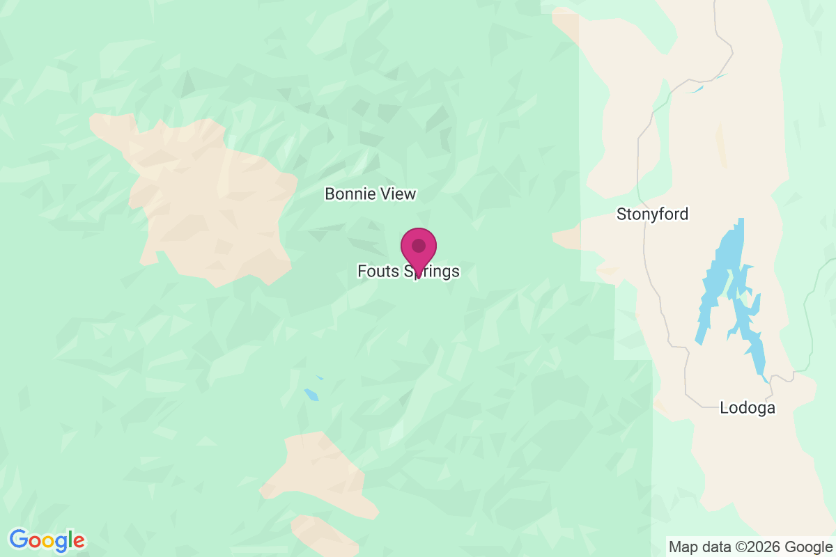 Fouts Springs map