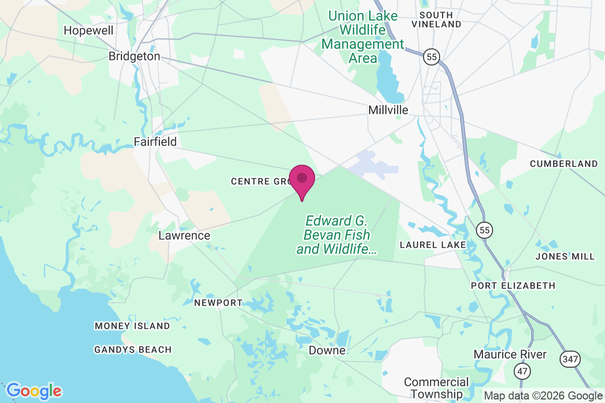 Centre Grove map