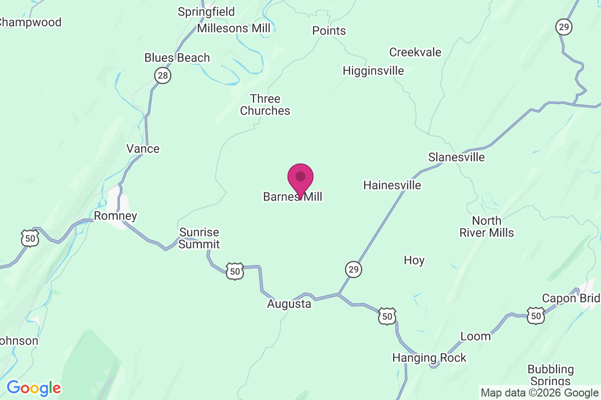 Barnes Mill map