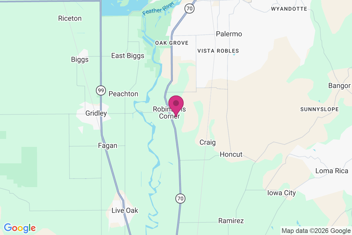 Robinsons Corner map
