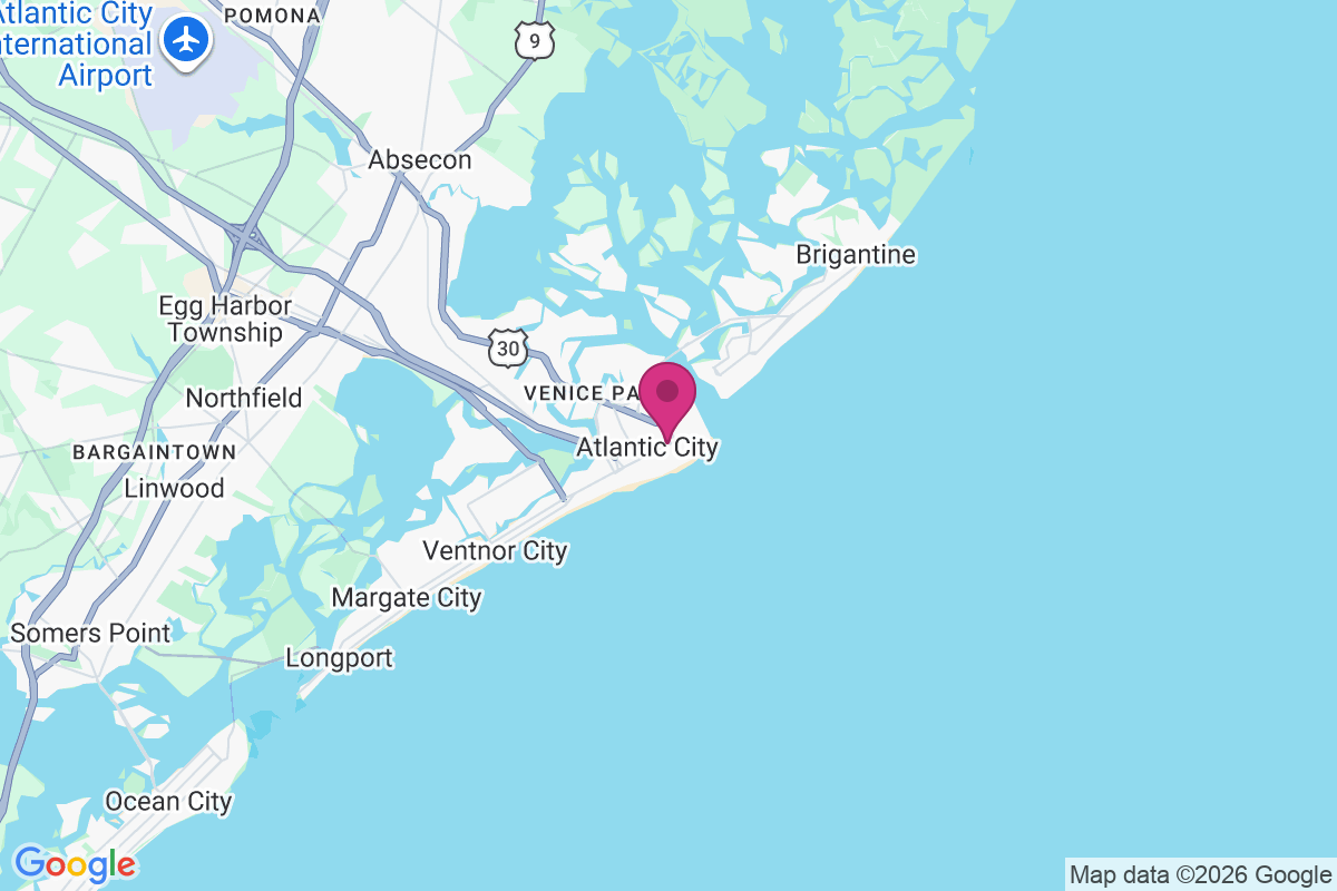 Atlantic City map