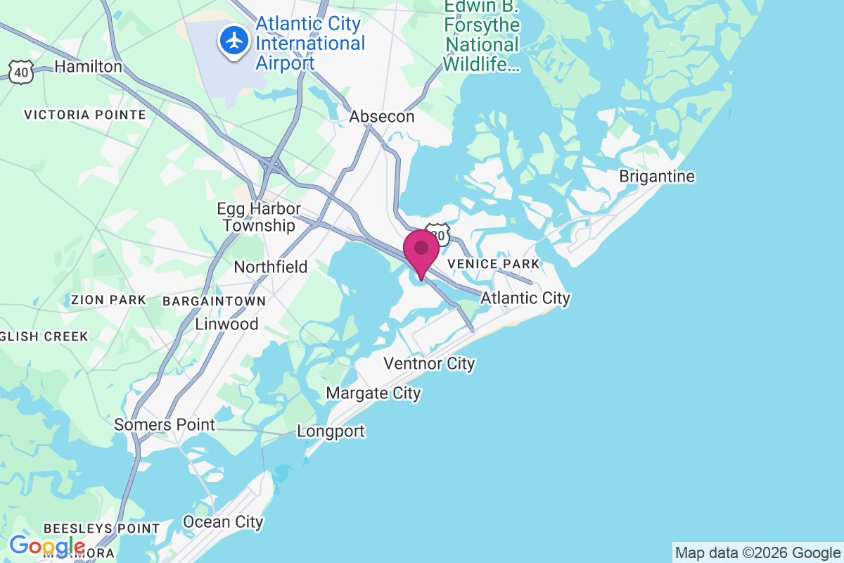 West Atlantic City map