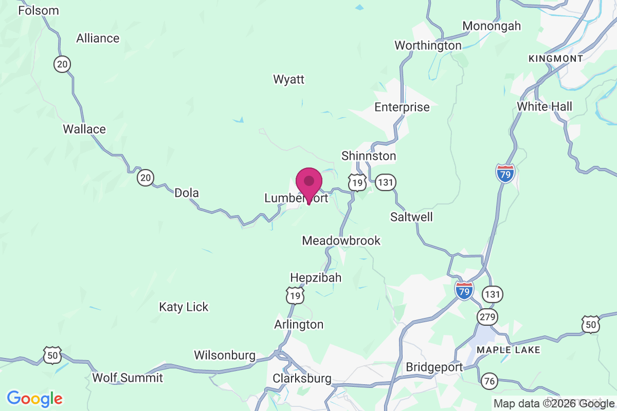 Lumberport map