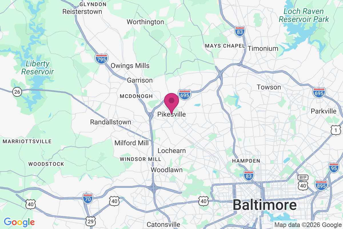 Pikesville map