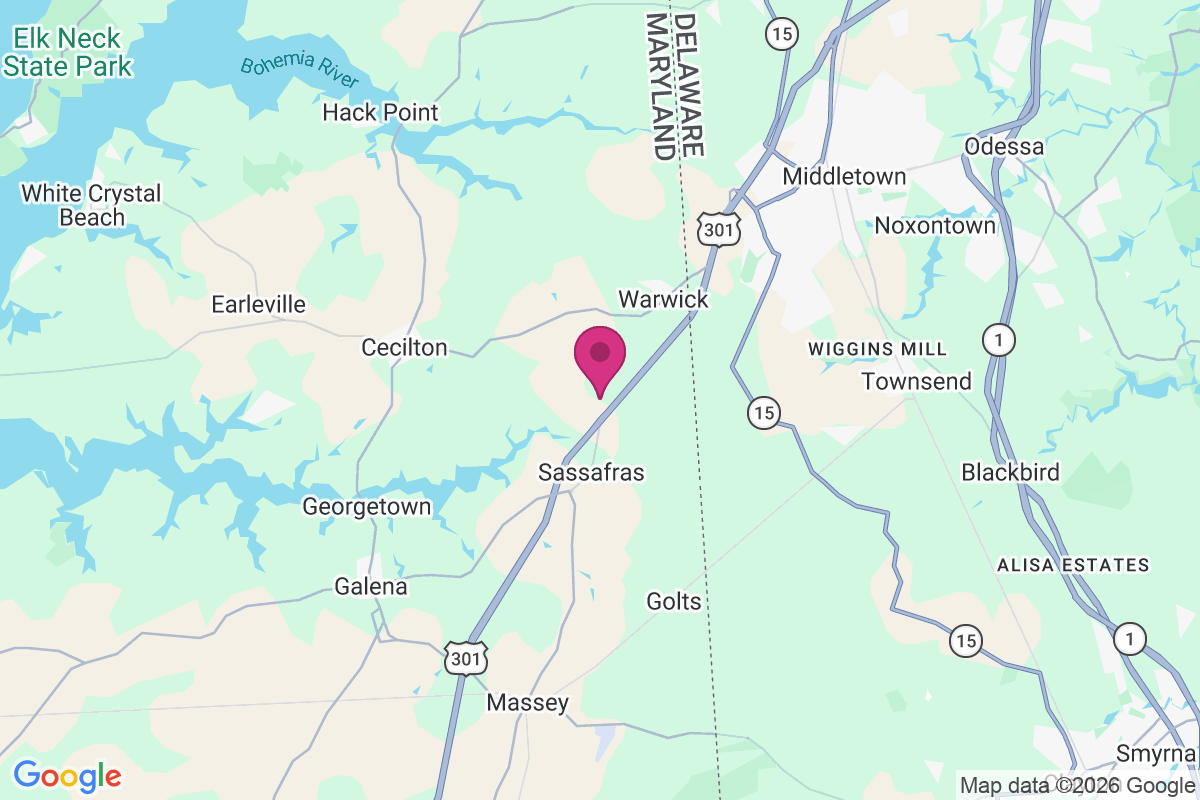Ginns Corner map