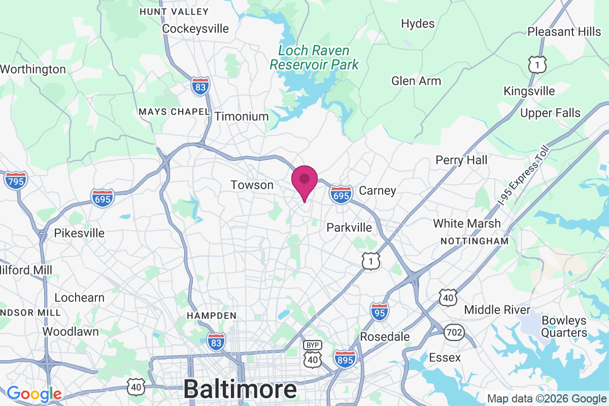 Towson Estates map